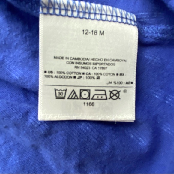 Old Navy Toddler Girls Blue Tiered Ruffled Tunic Sun Dress 12-18M - Picture 7 of 12